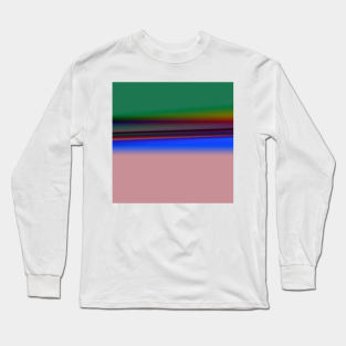 red blue green texture art Long Sleeve T-Shirt